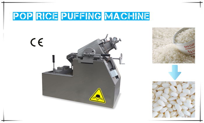 pop rice puffing machine